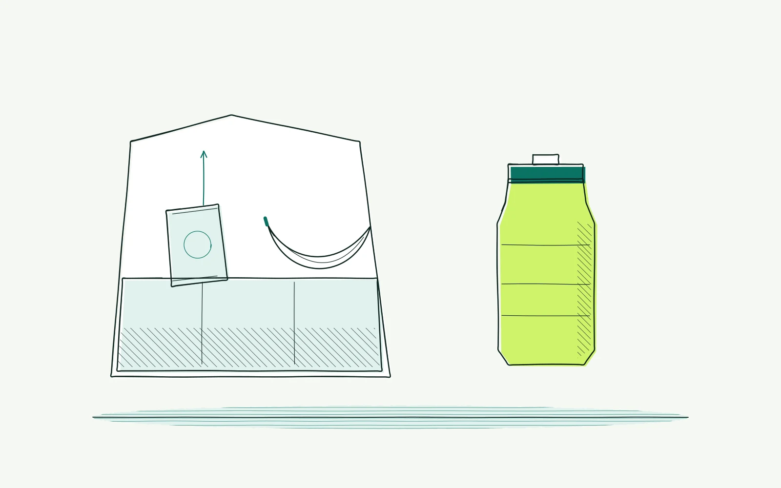 Cycling jersey rear pocket with accessible food and a bottle beside it, illustrating a practical ride nutrition plan.